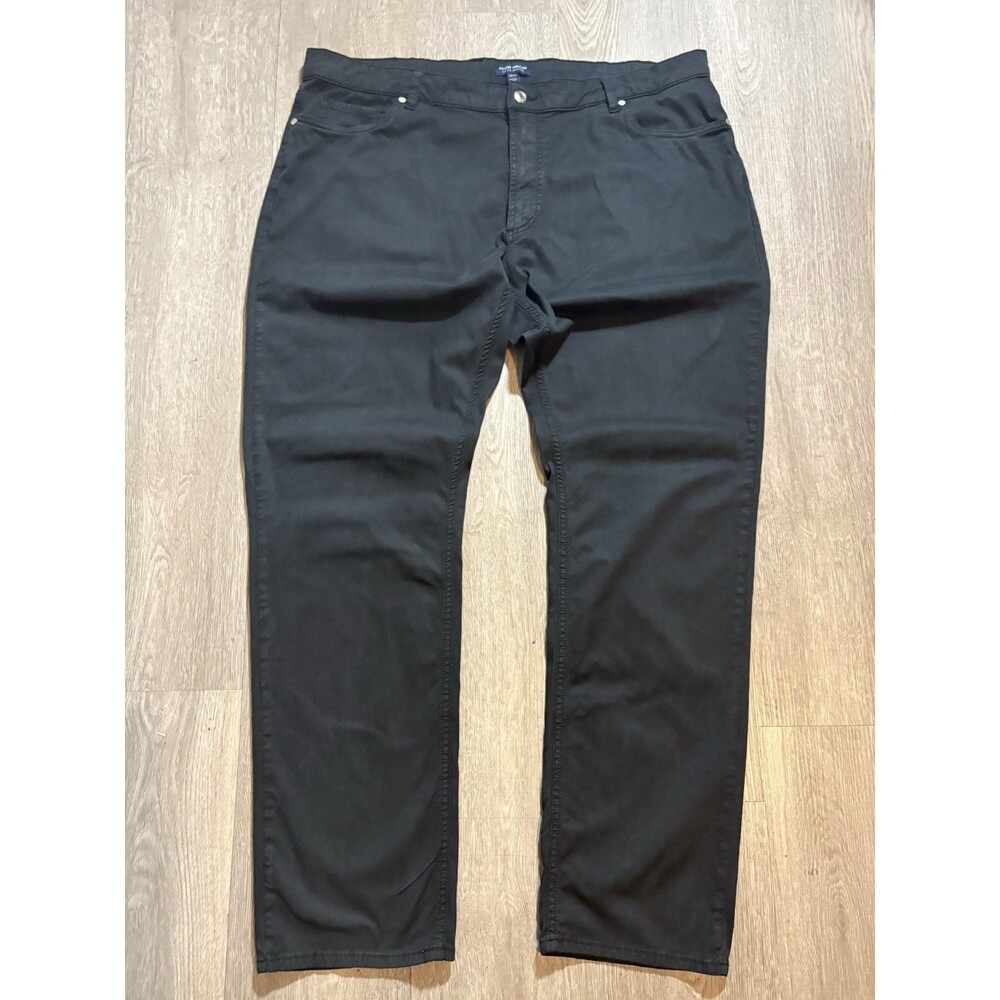 Peter Millar Wayfare Crown Crafted Pants Men 40x32 Black Stretch Golf Chino